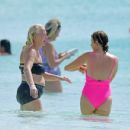 Lydia Bright – With her sister Romana on the beach in Barbados - 454 x 430