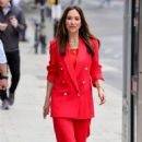 Myleene Klass – In red out and about - 454 x 667