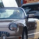 Malin Akerman – Seen cruising in her Ford Thunderbird in Los Angeles