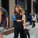 Zendaya Coleman – Seen at Tom Holland film set ‘The Crowded Room’ in Manhattan