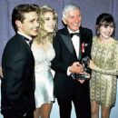 The Cast of "Beverly Hills 90210" at The 18th Annual People's Choice Awards collecting the  lifetime achievement award