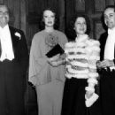 Norma Shearer and Irving Thalberg with  Douglas Fairbanks, Sr. & Lady Sylvia Ashley at the Biltmore Hotel, late 1930's - 454 x 329