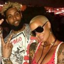 Amber Rose and Odell Beckham, Jr.at the Coachella Valley Music And Arts Festival on April 15, 2017