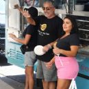 Golnesa Gharachedaghi – With Mercedes Javid on the set of Shahs of Sunset on Robertson Blvd - 454 x 681