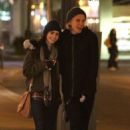 Lily Collins and Jamie Campbell Bower in Toronto, Canada (October 12)