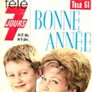 Antoine de Caunes, Jacqueline Joubert - Télé 7 Jours Magazine Cover [France] (31 December 1960)