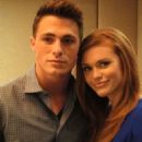 Holland Roden and Colton Haynes
