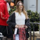 Behati Prinsloo – Steps Out for lunch in Santa Barbara