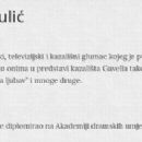 Mladen Vulić  -  Publicity