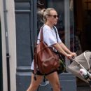 Chloe Madeley – Out with baby daughter Bodhi in Hampstead – North London - 454 x 679