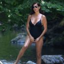 Ilaria D’Amico – In a bikini by the river in Treschietto - 454 x 568