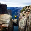 Rock formations in Norway