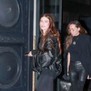 Bianca Balti – In a black leather jacket at Hotel Costes during Paris Fashion Week - 454 x 808