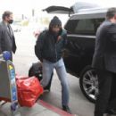 Kaia Gerber &#8211; seen arriving at LAX to catch a flight in Los Angeles