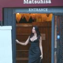 Zita Vass – In a black dress out for dinner at Matsuhisa in Beverly Hills - 454 x 682