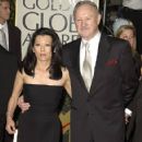 Betsy Arakawa and Gene Hackman at the 60th annual golden globe awards