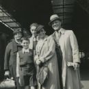 The Elias family with Alice Frank in Basel, Switzerland