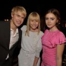 Lily Collins and Chord Overstreet - 454 x 302