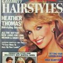 Heather Thomas - Celebrity Hairstyles Magazine Cover [United States] (April 1985)