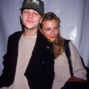 Bridget Hall and Leonardo DiCaprio