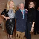 Jerry Hall, David Bailey and Marie Helvin attend a private view of Bailey's Stardust, a exhibition of images by David Bailey supported by Hugo Boss, at the National Portrait Gallery - 454 x 607