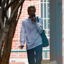Jamie King – Takes a phone call as she walks through Beverly Hills