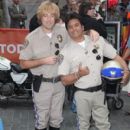 Erik Estrada pose as 