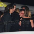 L'Wren Scott and Mick Jagger attends to Dennis Hopper Birthday Party on the Oasis Yacht, Cannes, France - 16 May 2008 - 454 x 302