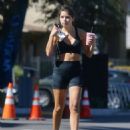 Hannah Ann Sluss – Makeup free after workout in West Hollywood - 454 x 560