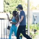 Teala Dunn – Holds hands with a mystery man while out in Los Angeles - 454 x 681