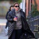 Coleen Rooney – Stops for a coffee in Alderley Edge Cheshire