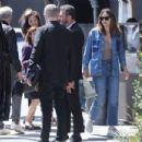 Katherine McPhee – With David Foster and friends at Il Pastaio in Beverly Hills - 454 x 303