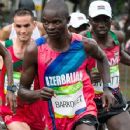 Kenyan male marathon runners