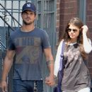 Marie Avgeropoulos and Taylor Lautner