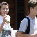 Caleb Stevens and Selena Gomez