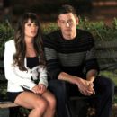 Lea Michele and Cory Monteith: film scenes for 'Glee'
