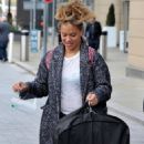 Angela Griffin – Seen leaving the tv studios in Manchester - 454 x 835
