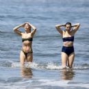 AnnaLynne McCord – With Rachel McCord at the beach in Los Angeles - 454 x 473