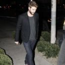 Liam Hemsworth-December 2, 2015-Out for Dinner at Gracias Madre