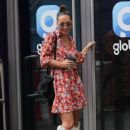 Myleene Klass – In a short floral dress and boots at Smooth radio in London - 454 x 636