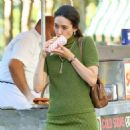 Emmy Rossum – With Christopher Abbott on set of ‘The Crowded Room’ in Brooklyn
