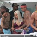 Blac Chyna and Mechie Celebrate Labor Day at a Yacht Party in Miami, Florida - September 4, 2017 - 454 x 303