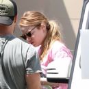 Emma Stone – Seen with her husband at the gym in West Hollywood