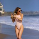 Ana Braga in Swimsuit at the beach in Malibu - 454 x 681