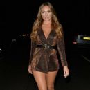 Georgie Clarke – Arriving at Libertine night club in London - 454 x 764