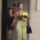 Emily Tosta – Leaves the gym after a workout in Los Angeles - 454 x 639