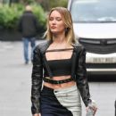 Zara Larsson – Wearing denim at Capital Radio in London - 454 x 573