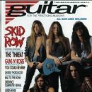 Dave 'The Snake' Sabo, Rachel Bolan, Scotti Hill, Rachel Bolan, Sebastian Bach - Guitar For The Practising Magazine Cover [United States] (October 1991)