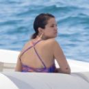 Selena Gomez – Seen at a yatch with Andrea Lervolino