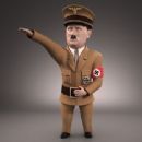 Adolf Hitler Cartoon - 454 x 340